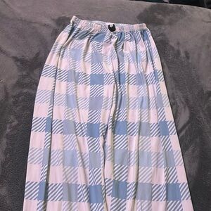 Blue Plaid Pajama Pant